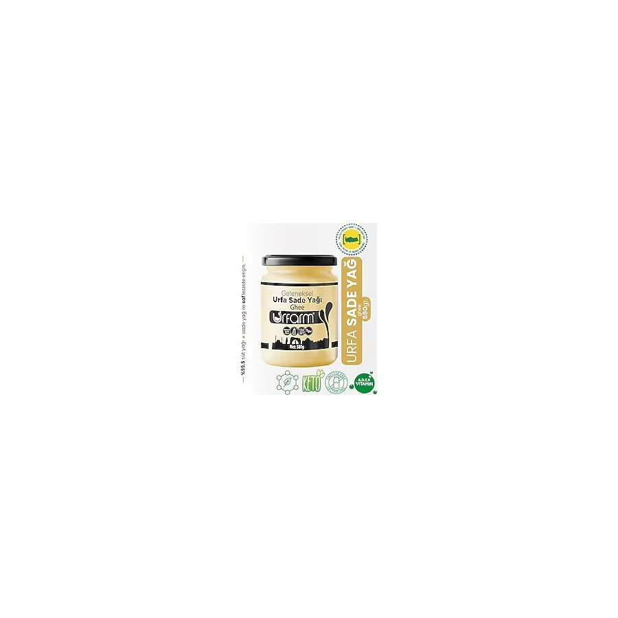 Sadeyağ (GHEE) 580 gr - Sadece Koyun, Temiz Süt Laktozsuz, Kazeinsiz, Ketojenik Saf Yağ Sade Yağ