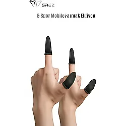 Saez Pubg Parmaklık Eldiveni 2 Çift 4 Adet E-spor Mobile Parmak Eldiven Ultra Hassasiyet