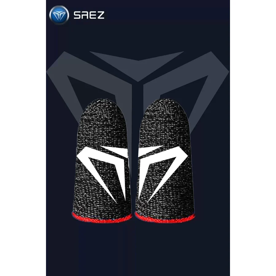 Saez Yeni Nesil E-spor Parmak Eldivenleri - Pubg Oyun Eldiveni Special Edition Siyah 1 Çift 2 Adet