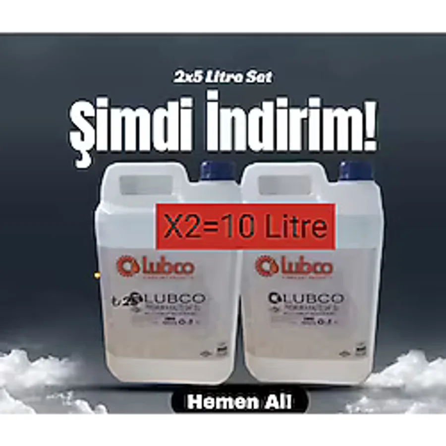 Saf Su Bidon Ütü-Akü -Radyatör Suyu 5 Litre X 2