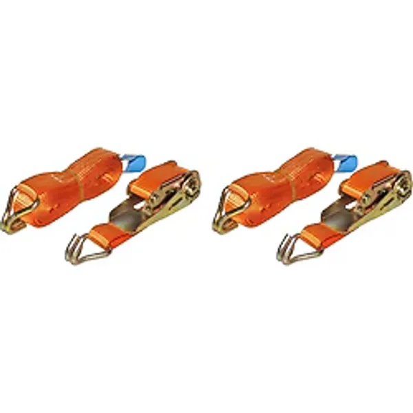 Safeset SG-27 25mm 1 İnç Spanzet 4 Mt Kolon Takım 400-800 KG Kaldırma 6 mm Çift J Kanca 1.1 Yük Gerdirme Halatı (4)