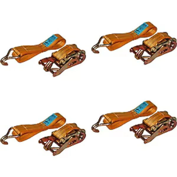 Safeset SG-40 35mm 1,5 İnç Spanzet 6 Mt 1000-2000daN 8 mm Çift J Kanca 1.1 Yük Gerdirme Halatı (2)