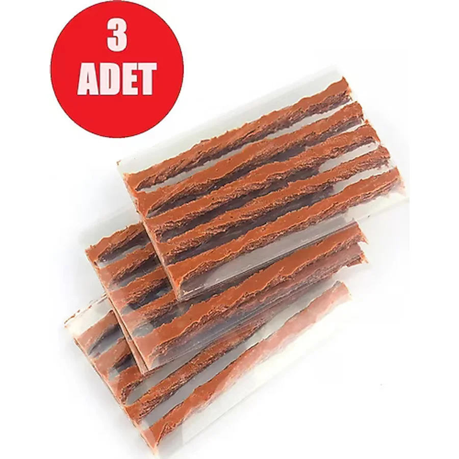 safestore 3 Adet 5'li Araç Motosiklet Lastik Tamir Fitili Lastik Onarım İçin Yedek Fitil