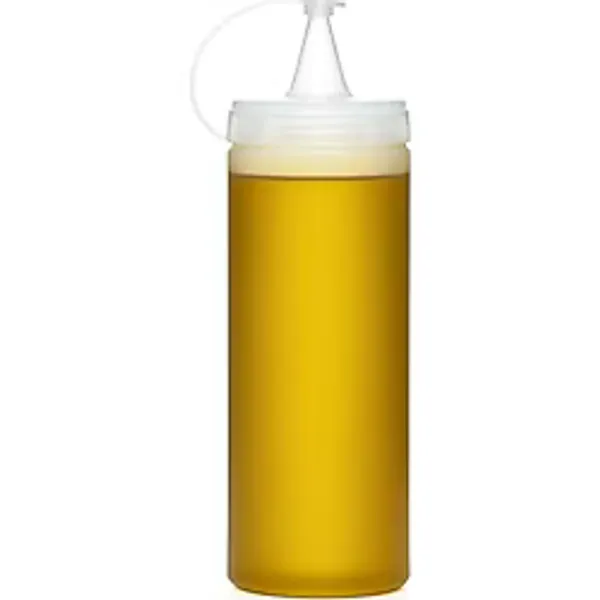 SAFESTORE Masterchef Sızdırmaz Kapaklı Plastik Yağ Şişesi, Yağdanlık Sos Şişesi, 700 ml, Şeffaf, Modern