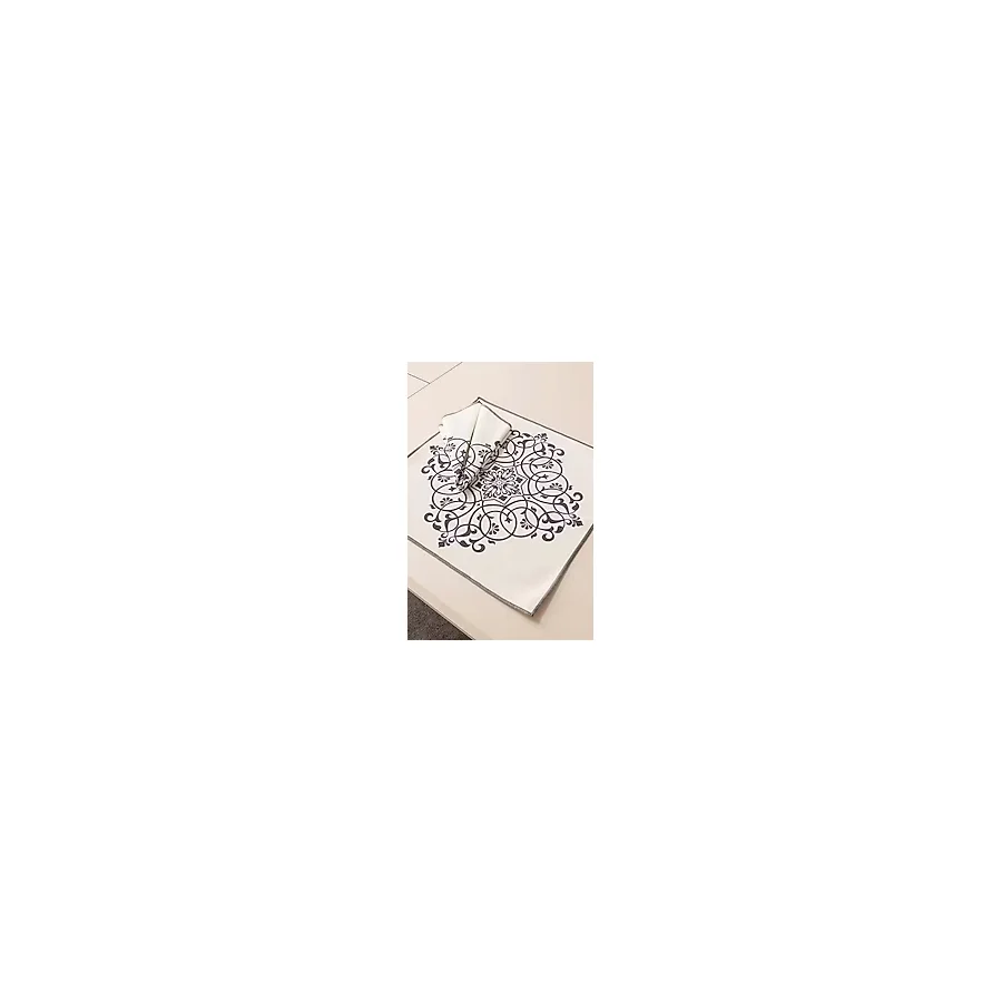 Safran Luxe, Premium Seri Sunum Peçetesi, Duck Keten Kumaş 40X40cm