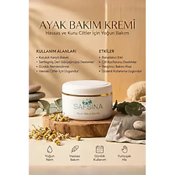 Safsina Ayak Bakım Kremi 50 ml