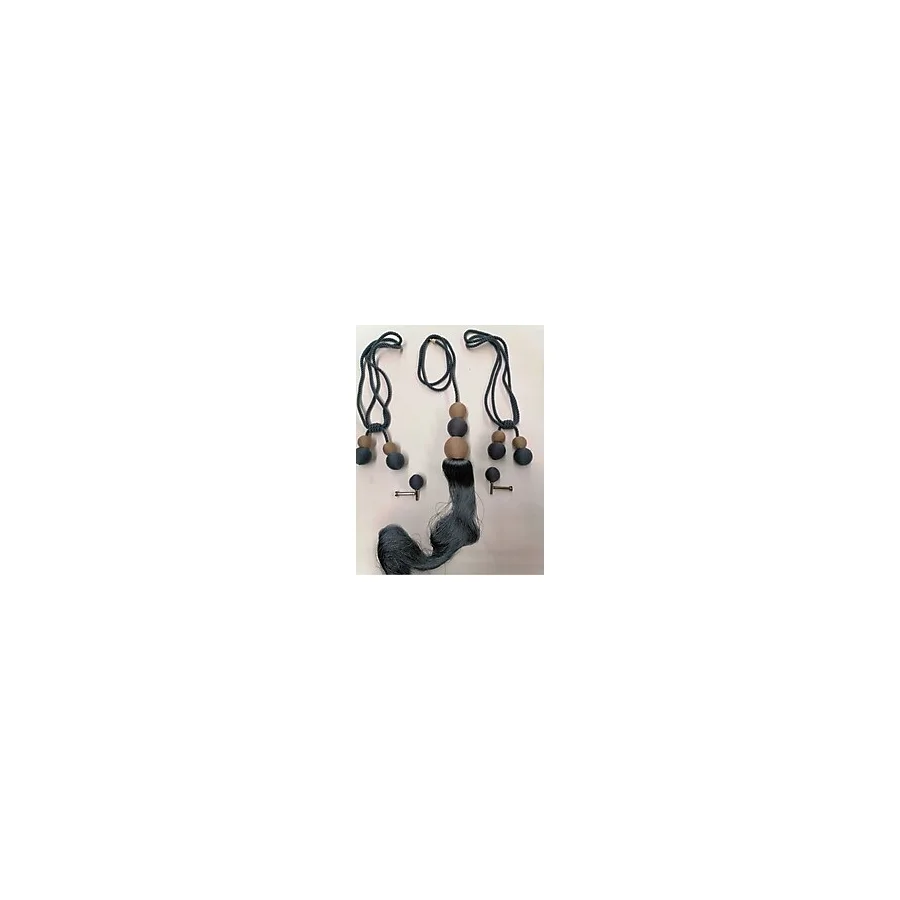 SAHARA HOME Ege'den Perde Aksesuarı Set, 5 Parça, Yan Bağlama, 0rta Sarkıt, Renso