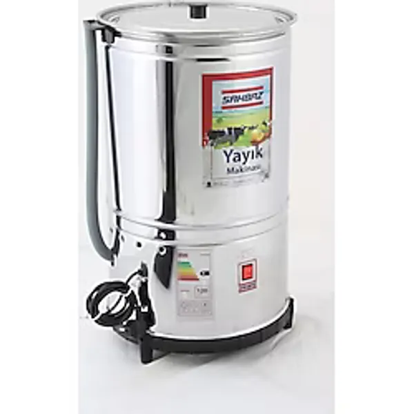 Şahbaz 1035 Model Yuvarlak Yayık Makinesi 35 Litre Kapasite AISI 430 Paslanmaz Malzeme