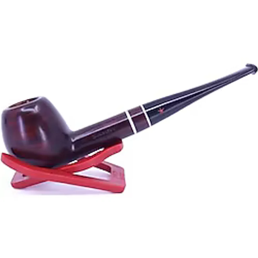 Şahin Kırmızı Yıldız Billiard 9mm Filtreli Ebonit Saplı Pipo 237060-103 Model 2