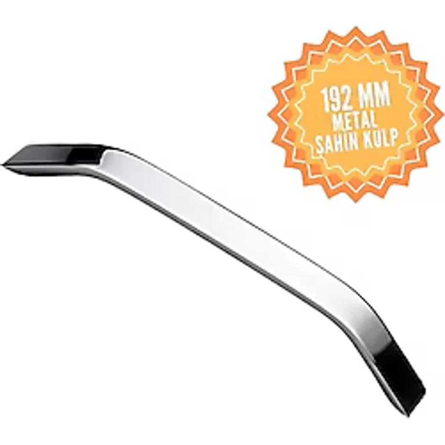 Şahin Krom 192 mm Kulp Lüks Country Mutfak Mobilya Dolap Çekmece Kulpu