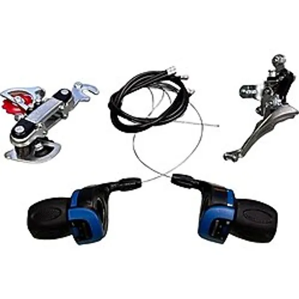 Saiguan Bisiklet Vites Takımı Ty05 Mavi Komple Set Mavi