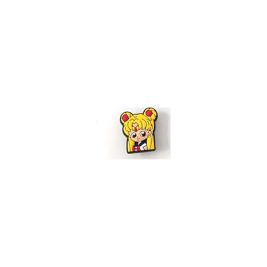 Sailor Moon Terlik Ayakkabı Süsü Silikon Kız Erkek Aksesuar 1 Adet Hediye