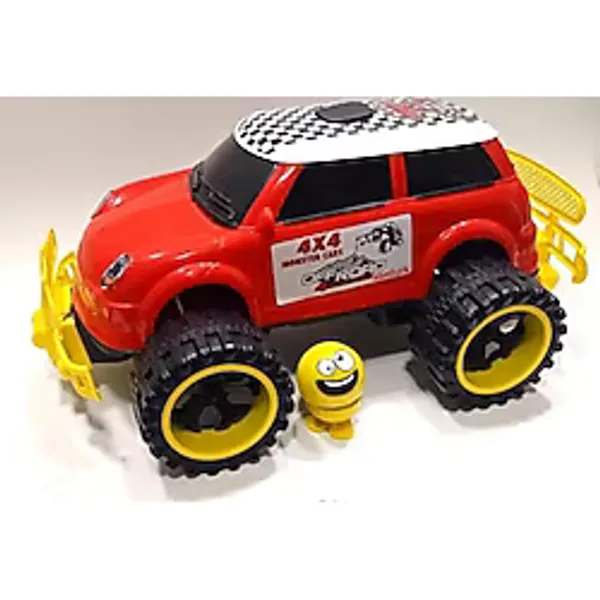 Sallanan Kafa Emoji Hediye Dev Tekerli 45cm Jumbo Mini Spor Araba 4x4 Jeep Süper Gösterişli Oyuncak