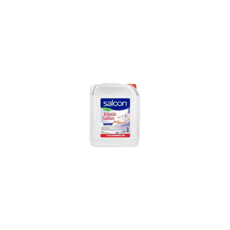 Saloon Floral Şeffaf Köpük Sabun 5 lt