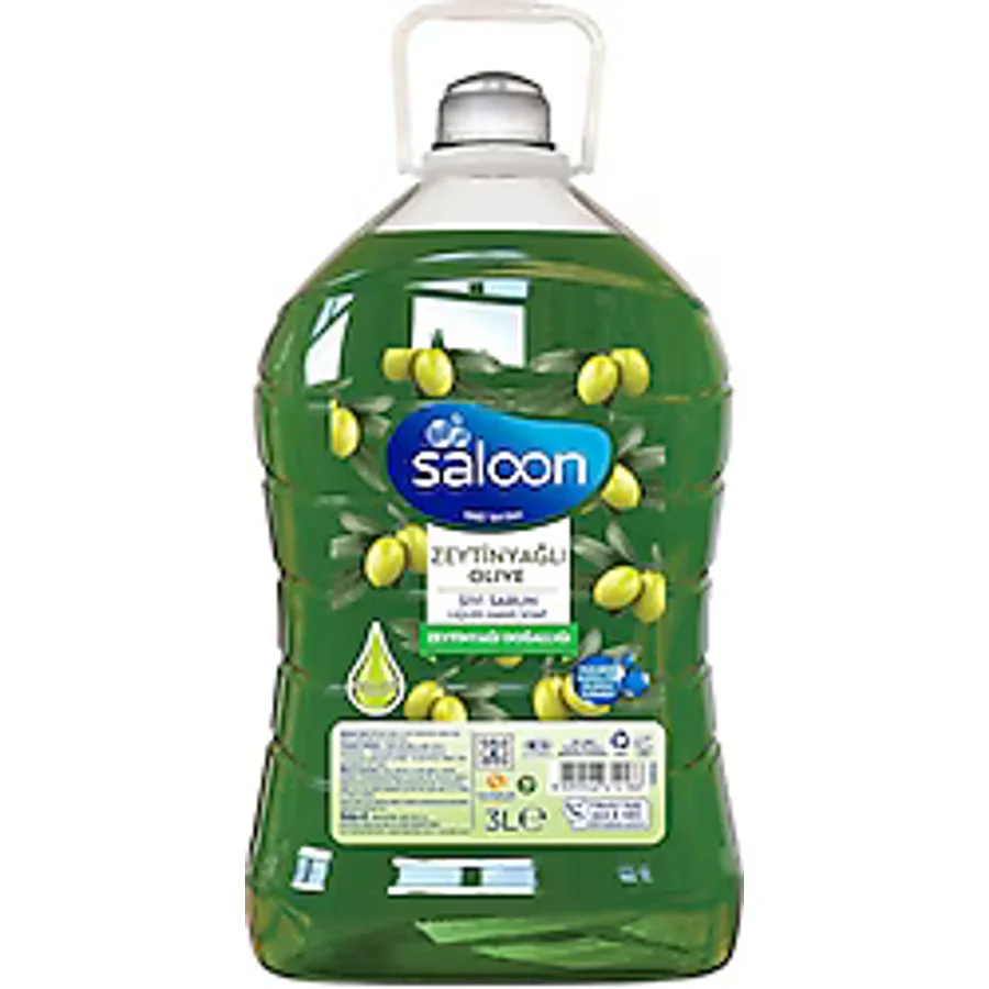 Saloon Zeytinyağlı Sıvı Sabun 3 lt