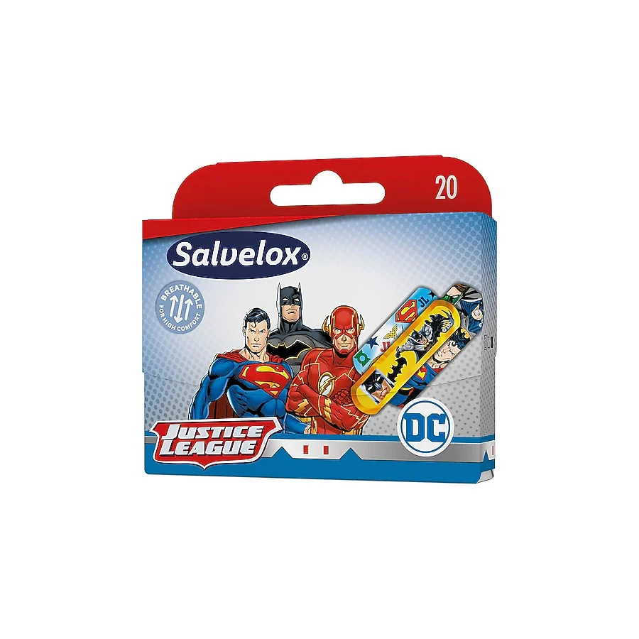 Salvelox Justice Leage Figürlü 20'li Yara Bandı