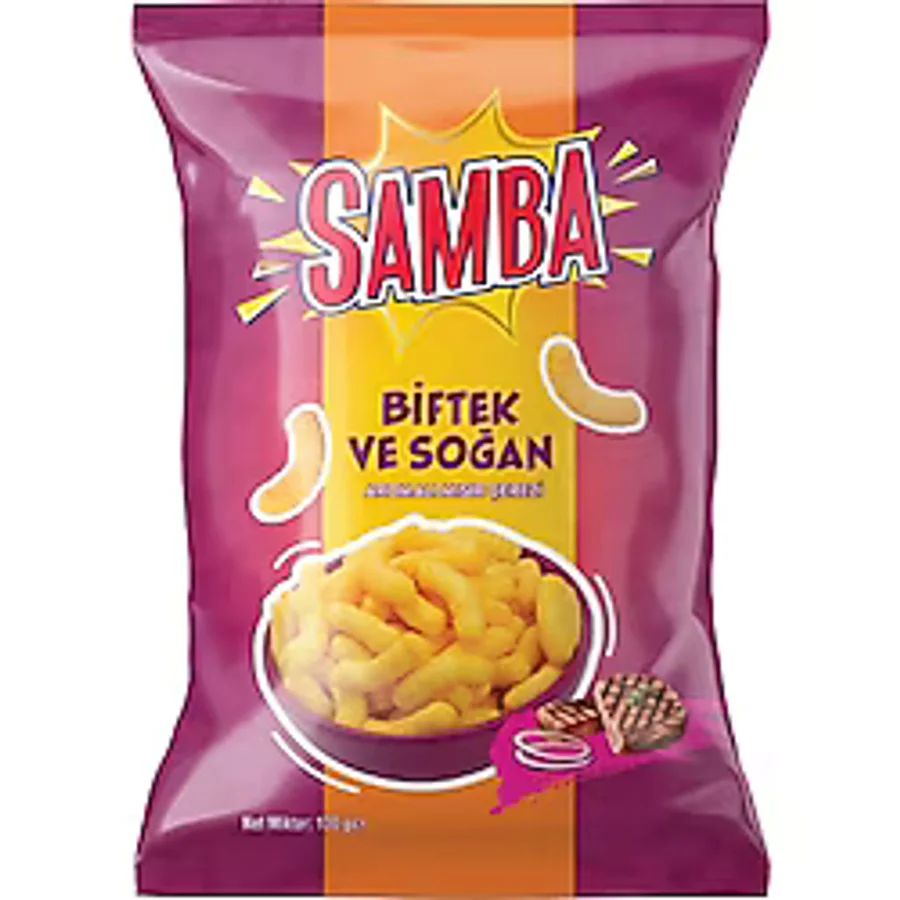 Samba Biftek Soğan Mısır Cips 130 gr
