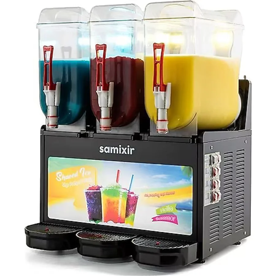 Samixir Triple Allure SLUSH36.BA Siyah 12+12+12+ lt Buzlaş Makinesi