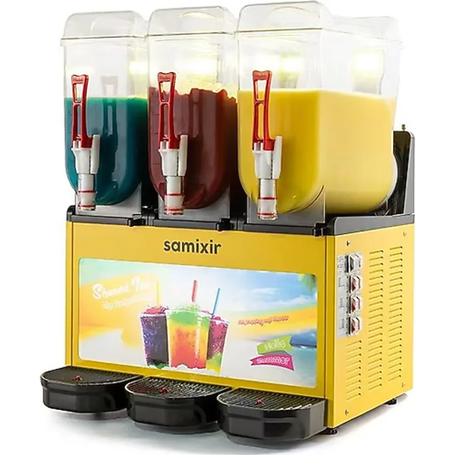 Samixir Triple Allure SLUSH36.YA Sarı 12+12+12+ lt Buzlaş Makinesi