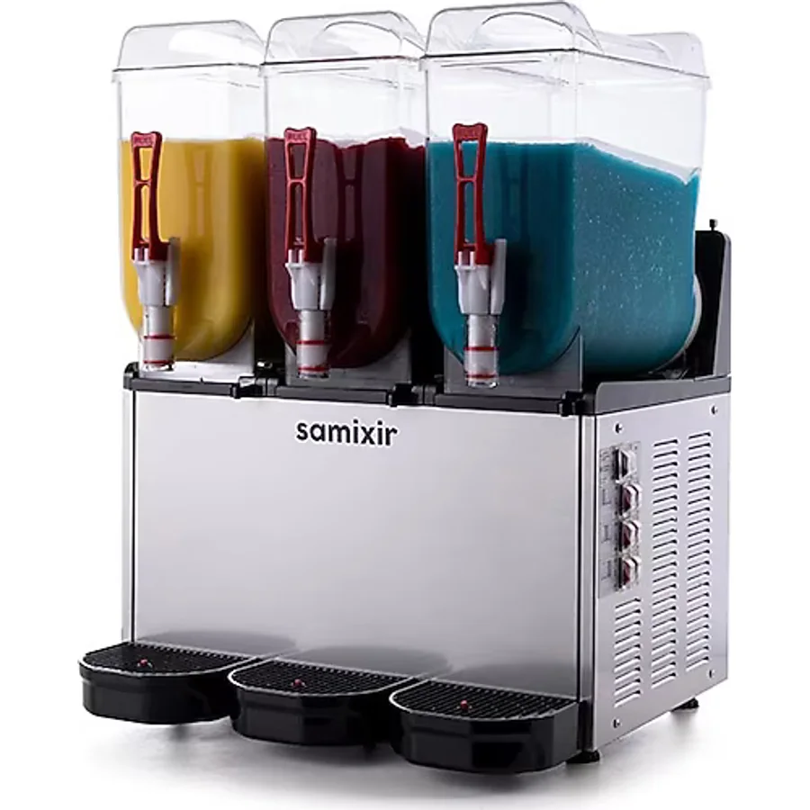 Samixir Triple SLUSH36.I Inox 12+12+12 lt Buzlaş Makinesi