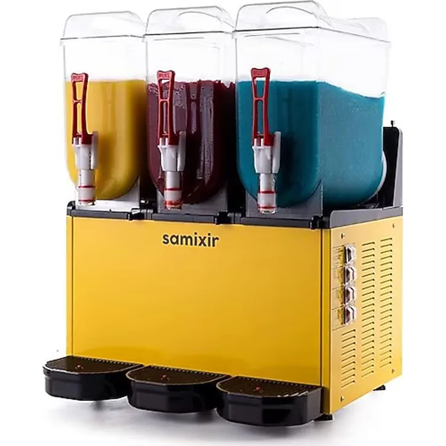 Samixir Triple SLUSH36.Y Sarı 12+12+12 lt Buzlaş Makinesi