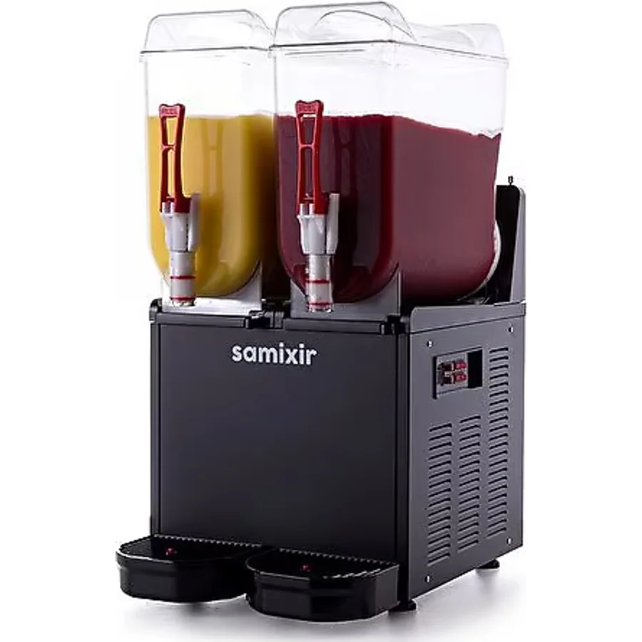Samixir Twin SLUSH24.B 12+12 lt Siyah Buzlaş Makinesi