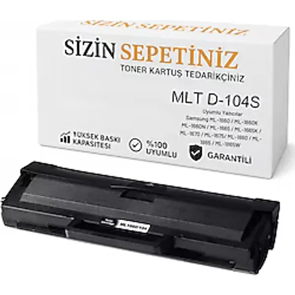 Samsung 104 - Mlt-D104S - Ml-1660 - Ml-1665 - Ml-1670 - Ml-1675 Muadil Toner