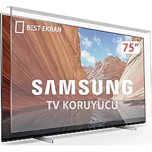 SAMSUNG 75M80H TV EKRAN KORUYUCU - Samsung 75" inç UE75M80HAUXTK 189cm 4K Crystal UHD LED Smart