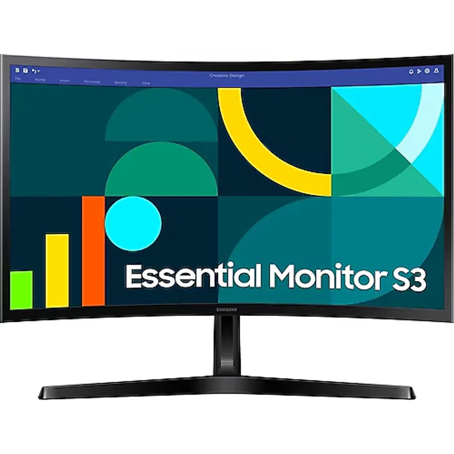 Samsung Essential S3 LS24D366GAUXUF 24" 4 ms Full HD Curved 100 Hz Monitör