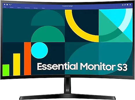 Samsung Essential S3 LS27D366GAUXUF 27" 4 ms Full HD Curved 100 Hz Monitör