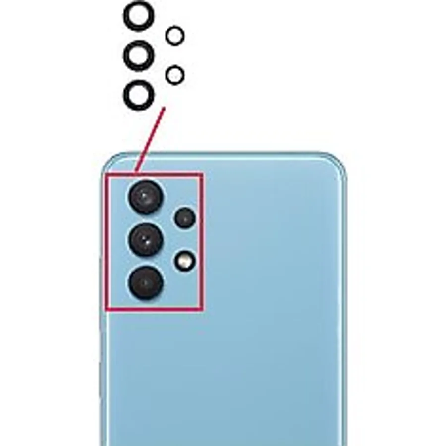 Samsung Galaxy A32 4G Uyumlu Kamera Lensi Cam SM-A325F