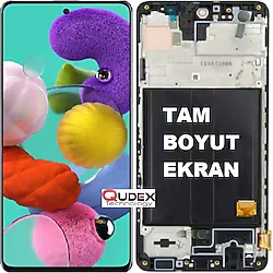 Samsung Galaxy A51 A515 Lcd Ekran Dokunmatik Çıtalı (Tam Boyut)