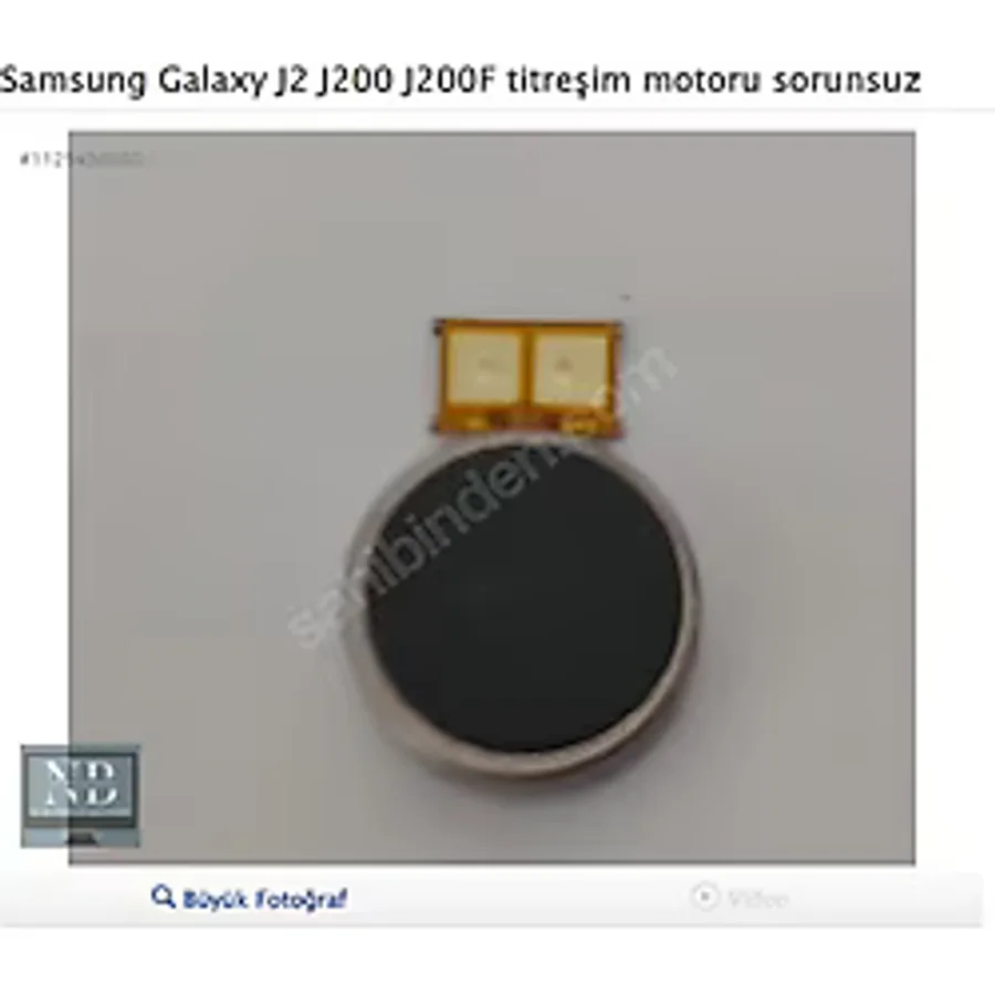 Samsung Galaxy J2 J200 J200f Titreşim Motoru Sorunsuz
