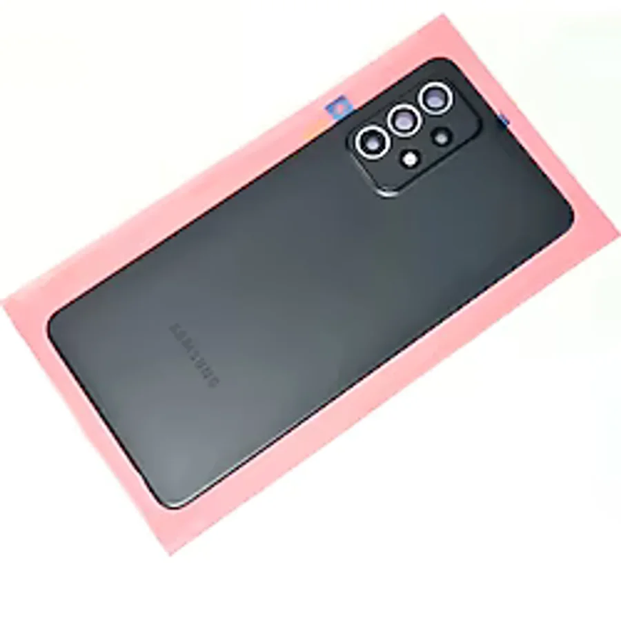 Samsung Galaxy Uyumlu A52 A525 Arka Kapak Full Kamera Lensli Siyah