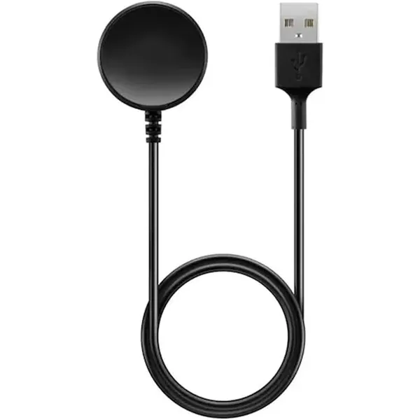 Samsung Galaxy Watch 6 İle Uyumlu Akıllı Saat Usb Şarj Aleti Akıllı Saat Şarj Kablosu Manyetik Siyah