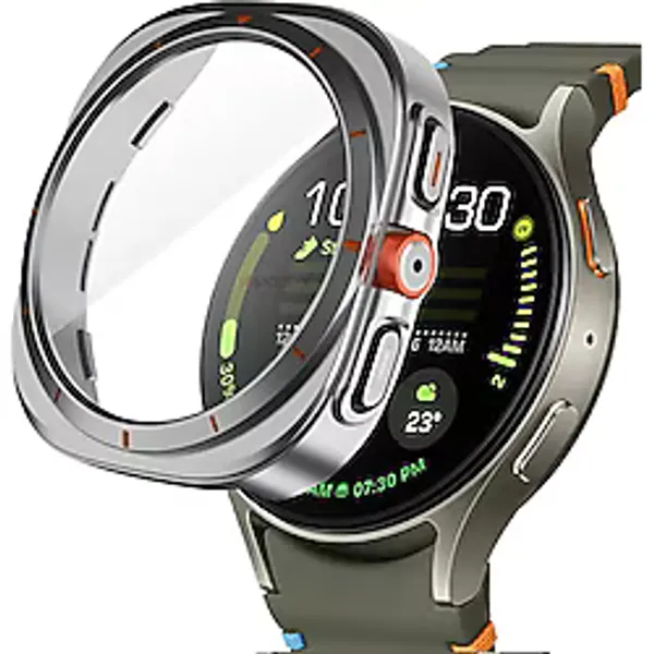 Samsung Galaxy Watch 7 44Mm Ultra Dönüştürücü Kasa Koruyucu Gümüş