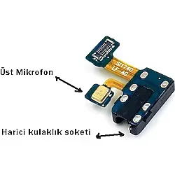 Samsung J530 J5 Pro Kulaklık Mikrofon Filmi Soketi Flexi