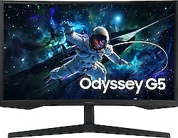 Samsung Odyssey G5 G55C LS27CG552EUXUF 27" 1 ms 2K Curved 165 Hz Oyuncu Monitörü