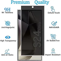 Samsung S24 Ultra Uyumlu Hayalet Ekran Koruyucu Gizli Privacy