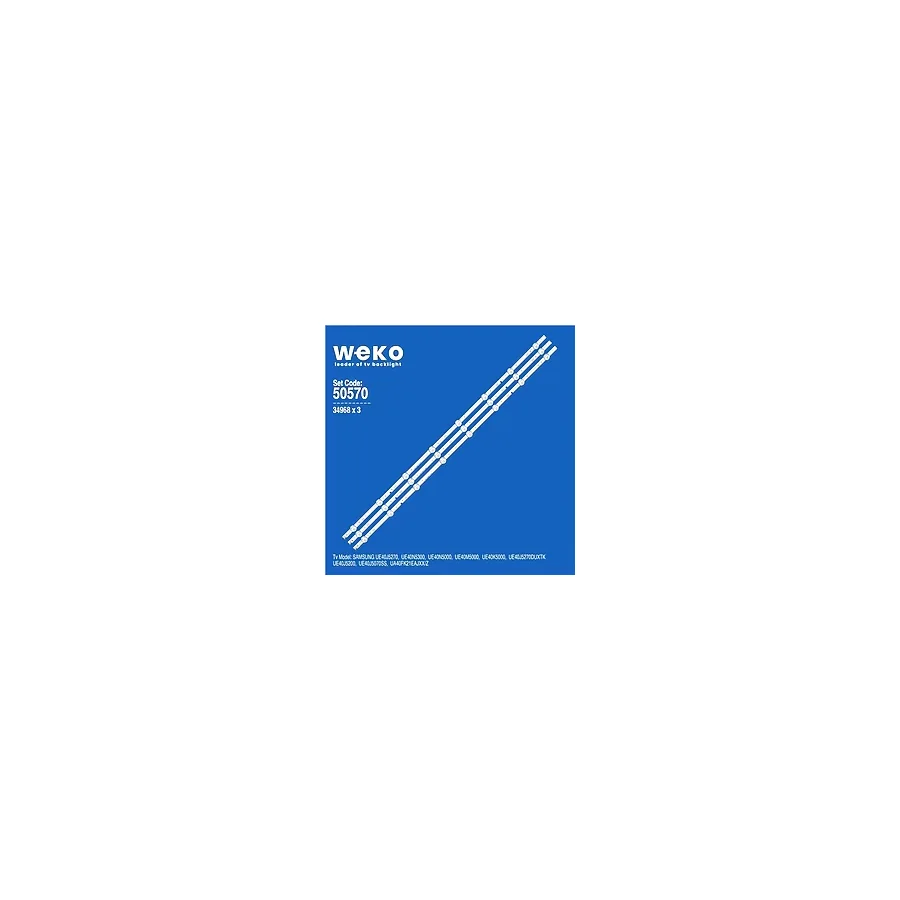 Samsung Ue40n5300 40'' İnç 3 Adet Tv Led Bar (Tvnizi Açıp İçindeki Led Barla Birebir Aynısı Olduğunu Görmeden Almayınız. Sonrasında İade Almamaktayız.)