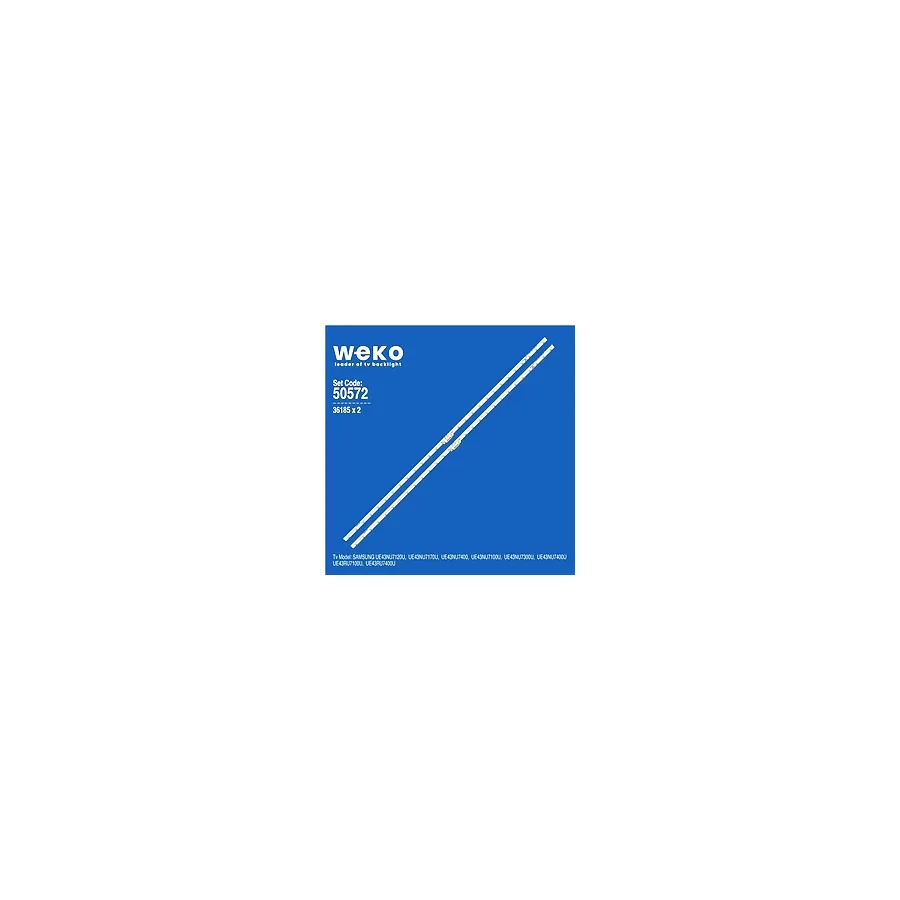 Samsung Uyumlu Ue43ru7100u 43'' İnç 2 Adet Tv Led Bar Tvnizin İçindeki Led Barla Aynısı Olduğunu Görmeden Almayınız. Led Bar Ürünlerinde Paket Açıldığında İade Kabul Edilmemektedir.