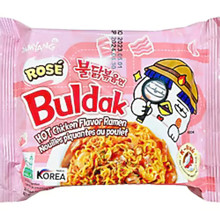 Samyang Buldak Buldak Rose Hot Chicken Flavor Ramen 140 G