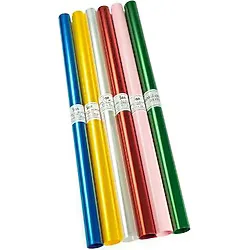 San Jelatin Renkli Şeffaf 40X150