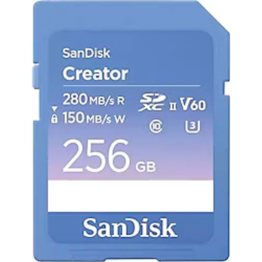 SanDisk Creator SDSDXEP-256G-GNCIS Class 10 UHS-II U3 V60 256 GB Hafıza Kartı