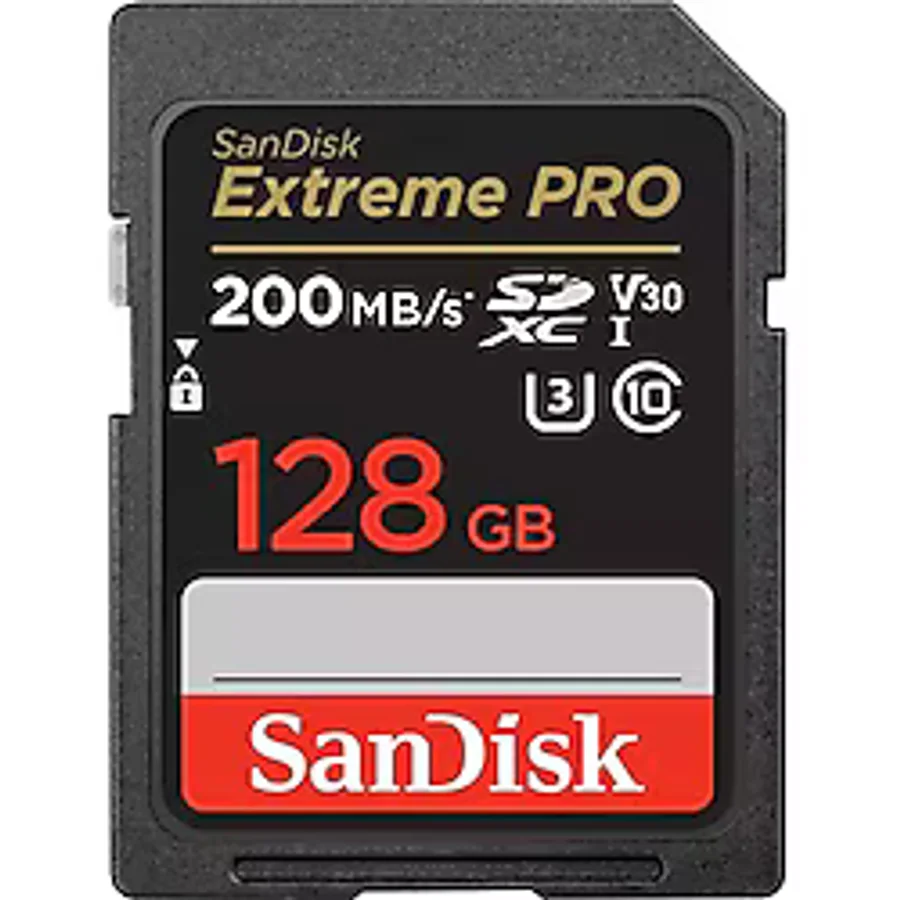 SanDisk Extreme Pro SD UHS I 128GB Card