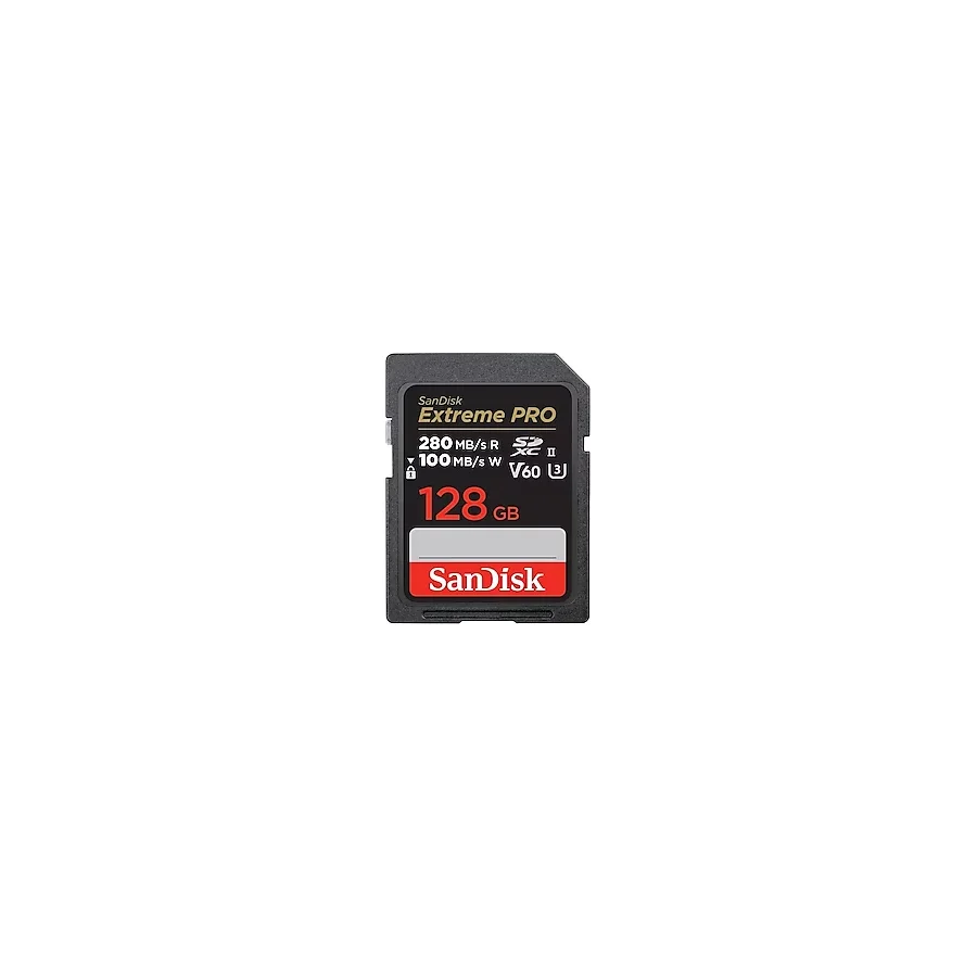 SanDisk Extreme Pro SDSDXEP-128G-GN4IN UHS-II U3 V60 128 GB Hafıza Kartı