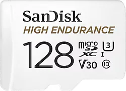 SanDisk High Endurance SDSQQNR-128G-GN6IA Class 10 UHS-I U3 V30 128 GB Micro SD Kart