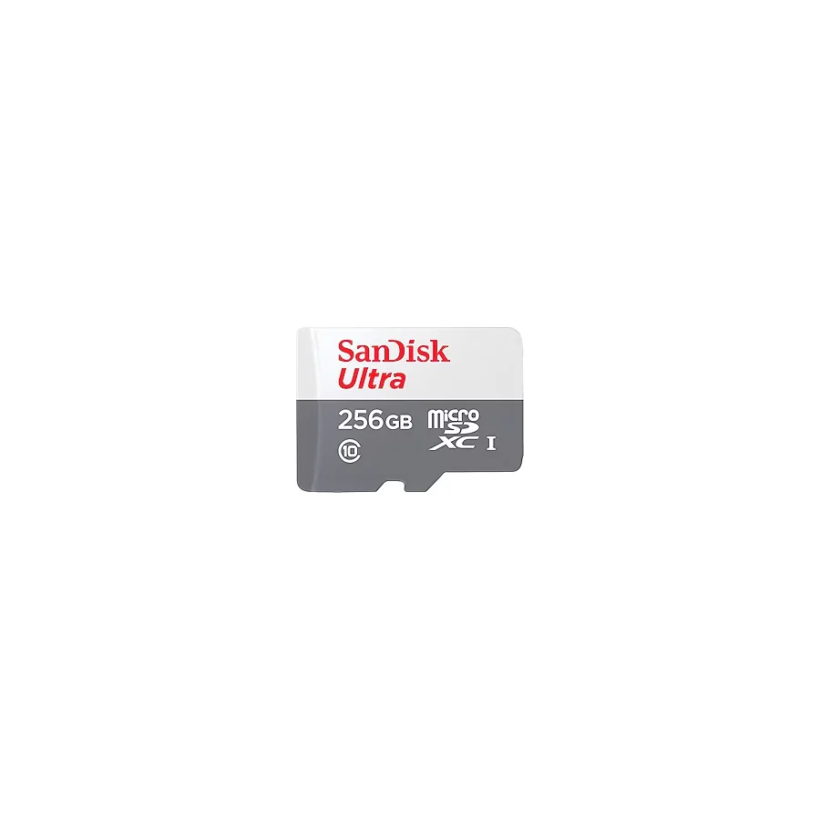 Sandisk Ultra MicroSDXC 256GB Hafıza Kartı Class 10 UHS-I Hızlı Veri Transferi Geniş Uyumluluk