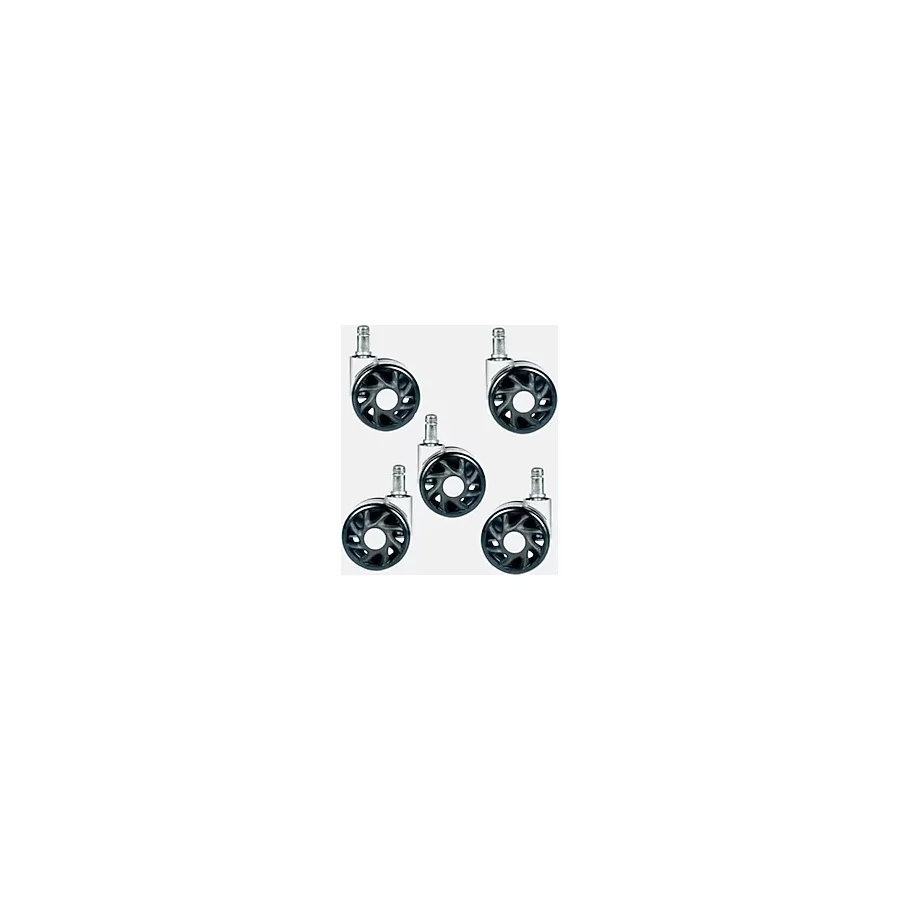 Sandofis Oyuncu Koltuğu Tekerleği, 5'li Set, Çap 60 mm,Pim Çapı 11 mm,Sessiz Yumuşak Yüzey