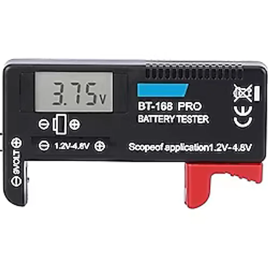 SANEC BT-168 Ekranlı Pil Voltaj Kapasite Test Cihazı 1.2V-4.8V ve 9V